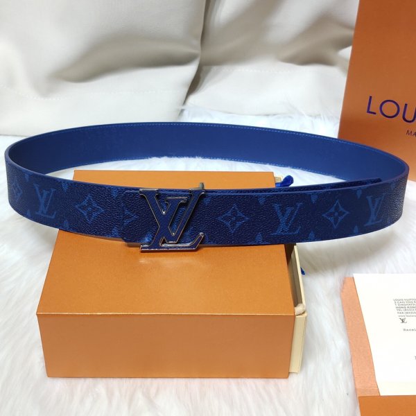 Cinturon LV azul y naranjo